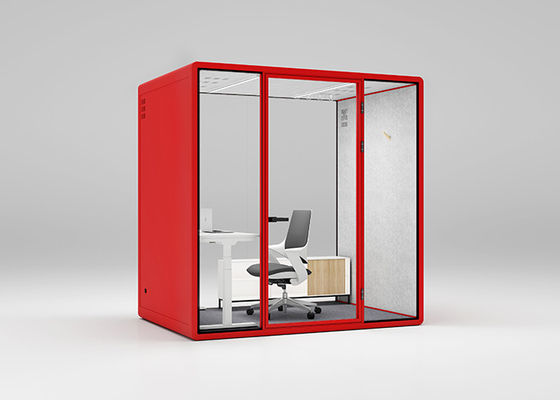 Acoustic Private Office Meeting Booth With Aluminum Frame