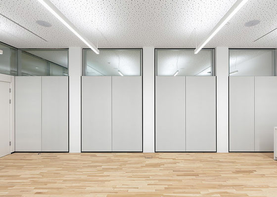 3mm Thickness Aluminum Frame Solid All Steel Office Partition Wall For Commercial Room Customized Size Fire Protection