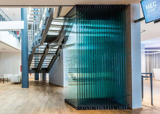 Frameless Operable Movable Glass Walls Balcony Sliding Folding Glass Partition