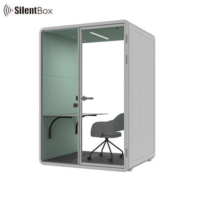 Modern Movable Silent Booth with 4000K Lighting STC30dB Soundproof and RT0.75s Acoustic Performance