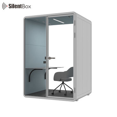 Modern Steel Frame Silent Booth with Modular Design and 2 Years Warranty for Private Meetings