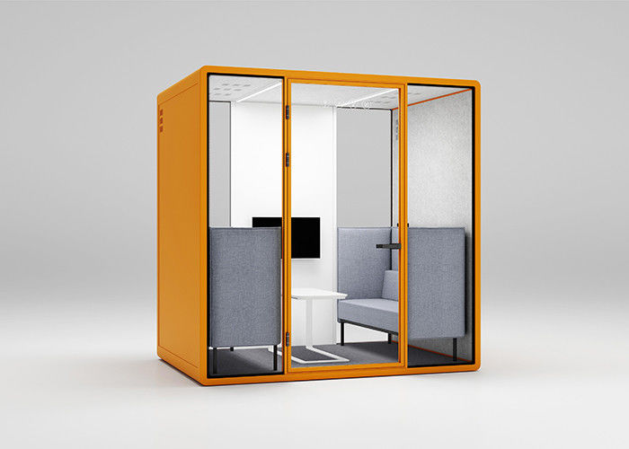 Acoustic Private Office Meeting Booth With Aluminum Frame