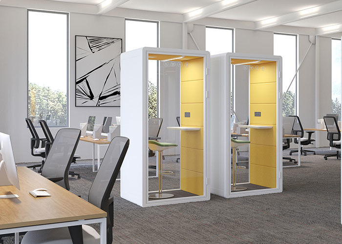 Cubicle Pod Laminated Glass 10mm Safty Large Size For Office Meeting Pods Quiet Room