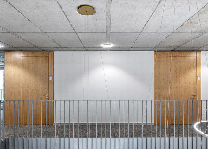 Office Partition Wall Durable 108mm Solid Wall Aluminum Frame With Wall-mounted Steel Keel