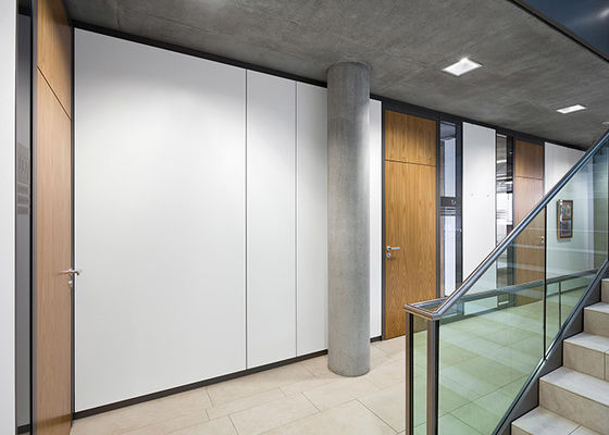 การกันเสียงสูง ผนังกระจกแข็ง ผนังแยกปานล์คู่ ความปลอดภัย ผนังแยกแบบโมดูล