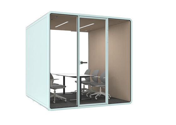 การออกแบบสำนักงานตู้เก็บเสียงอะคูสติกสมัยใหม่ ตู้เก็บเสียงแบบพกพา ตู้เก็บเสียงสำเร็จรูปสำหรับขาย